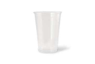 Transparent cup (water/soft drink), unprinted PLA, 200ml