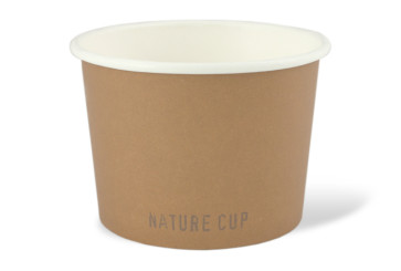 Nature Cup soup bowl, PLA coated, 16oz/450ml 