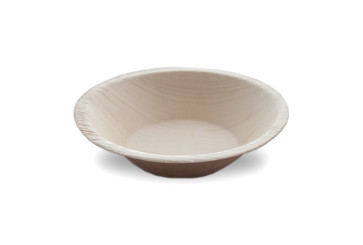 Palm leaf plate, round, 13cm