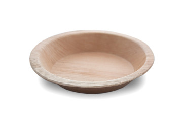 Palm leaf plate, round, 15cm