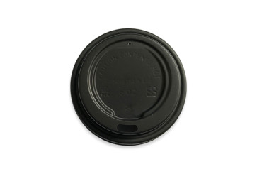 Black lid, CPLA, for coffee cup 7oz/210ml