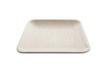 Palm leaf plate, square, 20cm