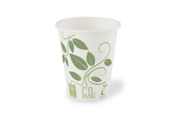 Coffee cup, PLA coated, 8oz/240ml, printed