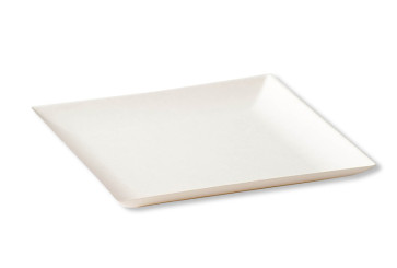BioChic square plate, 18 x 18cm