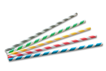 Paper straw, long, 23.5cm