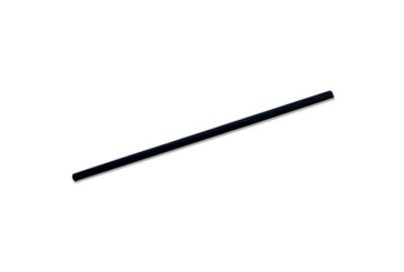 Paper straw, black, 14cm