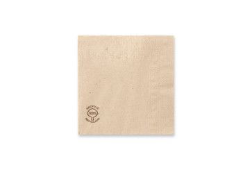 Cocktail napkin, brown 