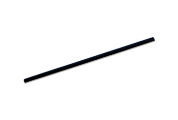 Paper straw, black, 20cm
