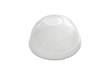 Transparent lid, domed (PLA), without hole, for bowl 8 - 10oz/240 - 300 ml