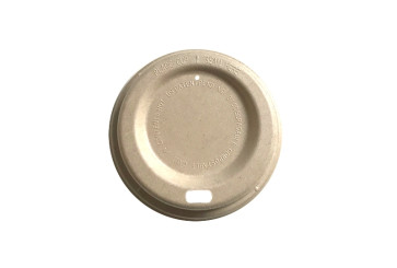 Brown paper lid, 240ml/8oz