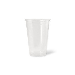 Transparent cup (beer/soft drink), unprinted PLA, 250ml