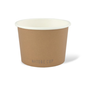 Nature Cup soup bowl, PLA coated, 16oz/450ml 
