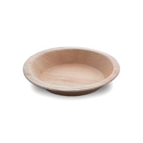 Palm leaf plate, round, 15cm