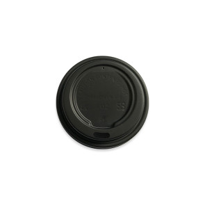 Lid (CPLA) black for tree free nature cup 7oz/ 210ml