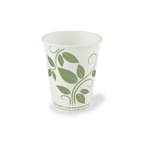 Coffee cup, PLA coated, 12oz/360ml, printed