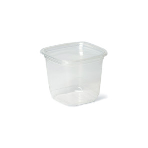 Salad bowl, square, PLA, 600 - 700ml