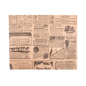 Greaseproof kraft paper, rectangular, small, TIMES 20 x 25 cm