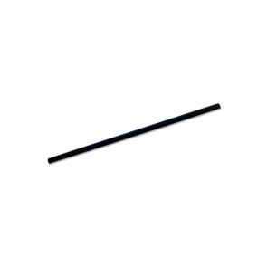 Paper straw, black, 14cm