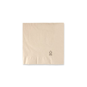 Napkin, brown, medium, 2-ply