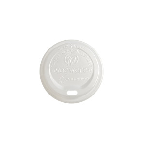 Lid (CPLA) white for tree free nature cup 7oz/ 210ml