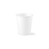 White coffee cup, PLA coated, 7oz/210ml