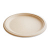 Round plate, brown, 26cm